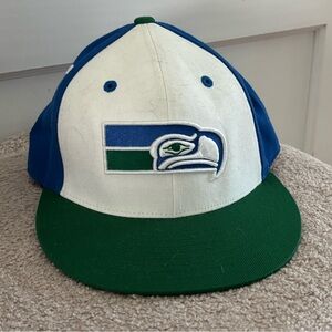 Mitchell & Ness Blue and Green Cap